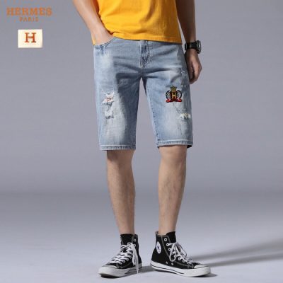 Hermes #784455-1 Jeans Shorts For Men - hermesreplica.to