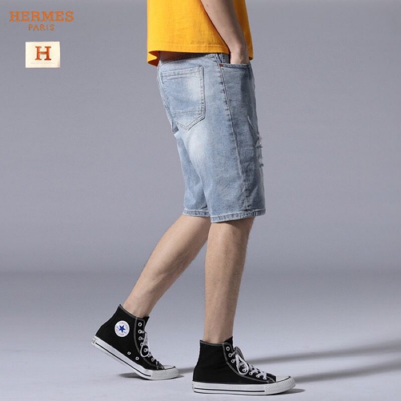 Hermes #784455-1 Jeans Shorts For Men - hermesreplica.to